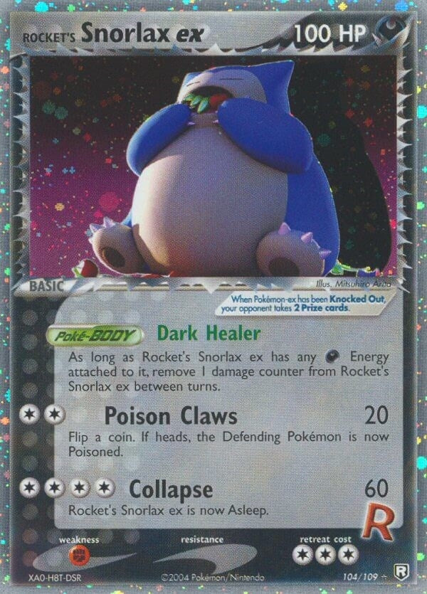 Image for Rocket's Snorlax ex (104/109) [Team Rocket Returns] - Pokemon