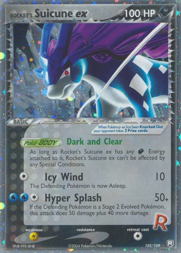 Image for Rocket's Suicune ex (105/109) [Team Rocket Returns] - Pokemon