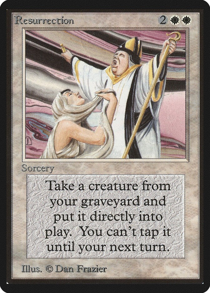 Image for Resurrection [Beta Edition] - Magic: The Gathering