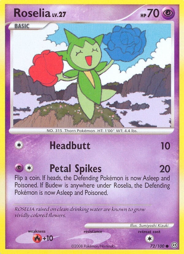 Image for Roselia (72/100) [Stormfront] - Pokemon