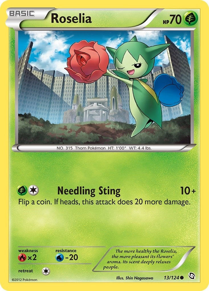 Image for Roselia (13) (13/124) [Dragons Exalted] - Pokemon