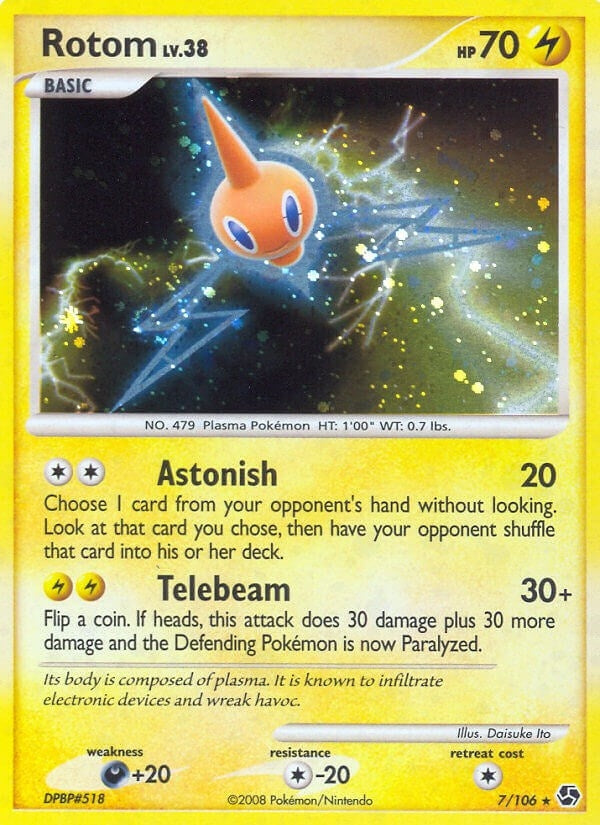 Image for Rotom (7/106) [Great Encounters] - Pokemon