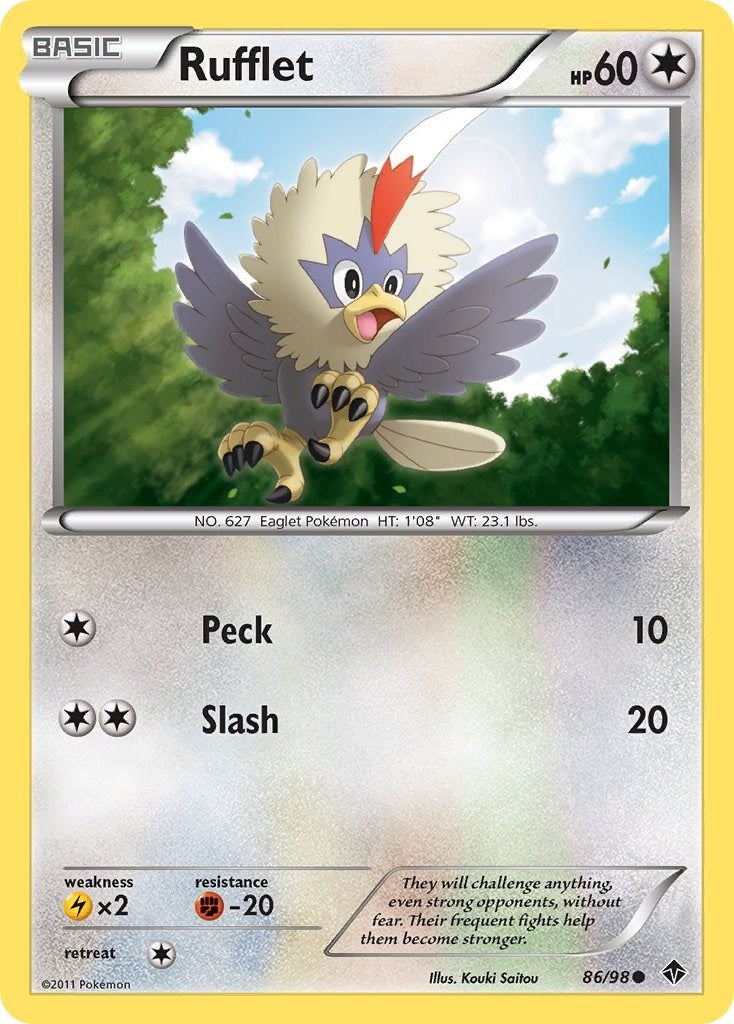 Image for Rufflet (86) (86/98) [Emerging Powers] - Pokemon