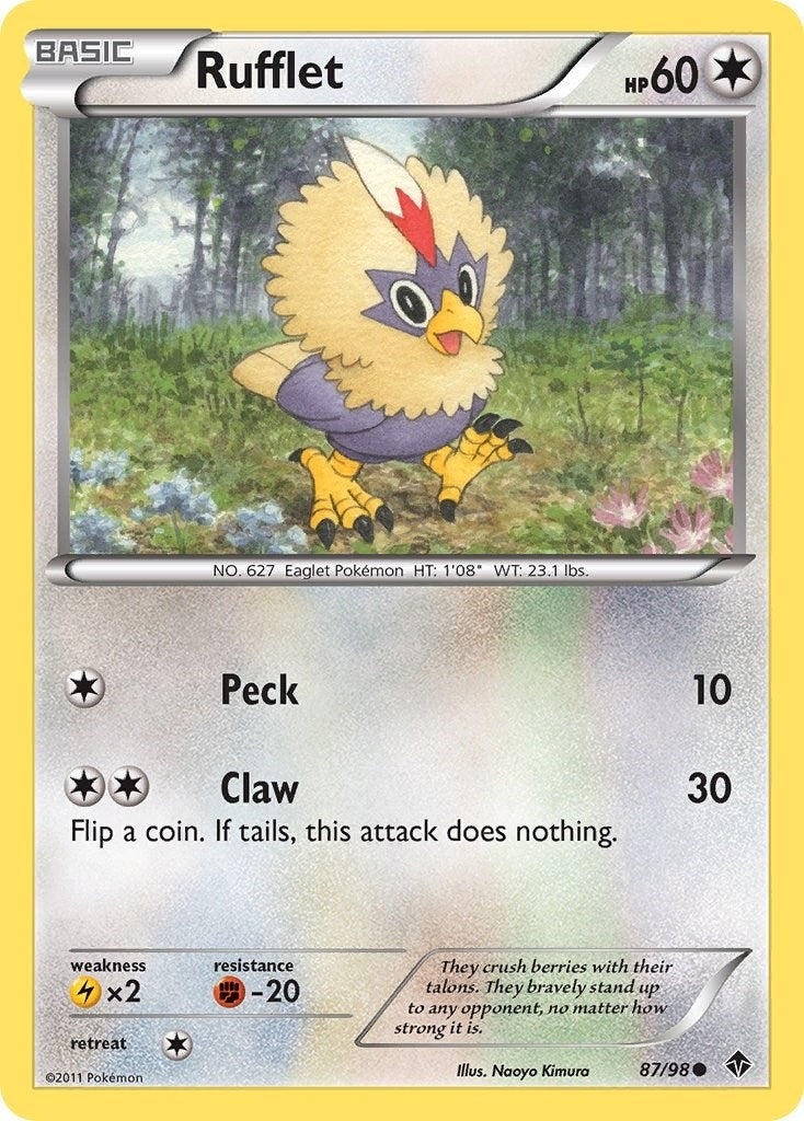 Image for Rufflet (87) (87/98) [Emerging Powers] - Pokemon