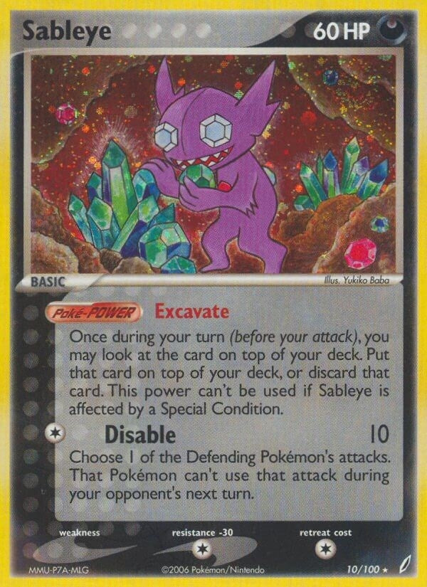 Image for Sableye (10/100) [Crystal Guardians] - Pokemon