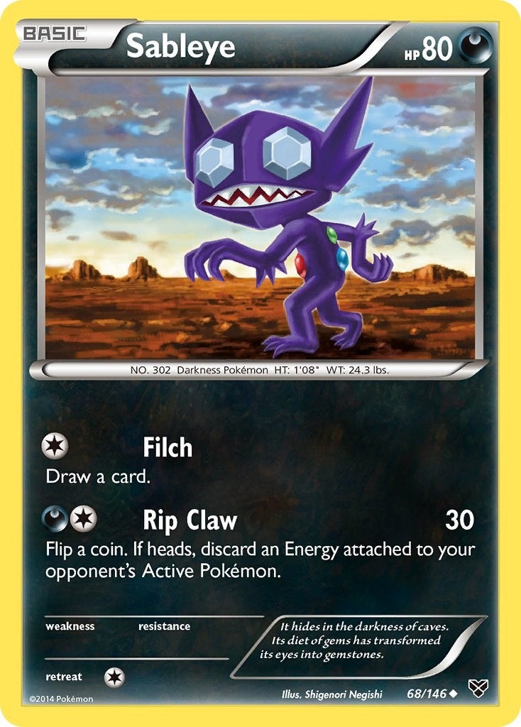 Image for Sableye (68/146) [XY Base Set] - Pokemon