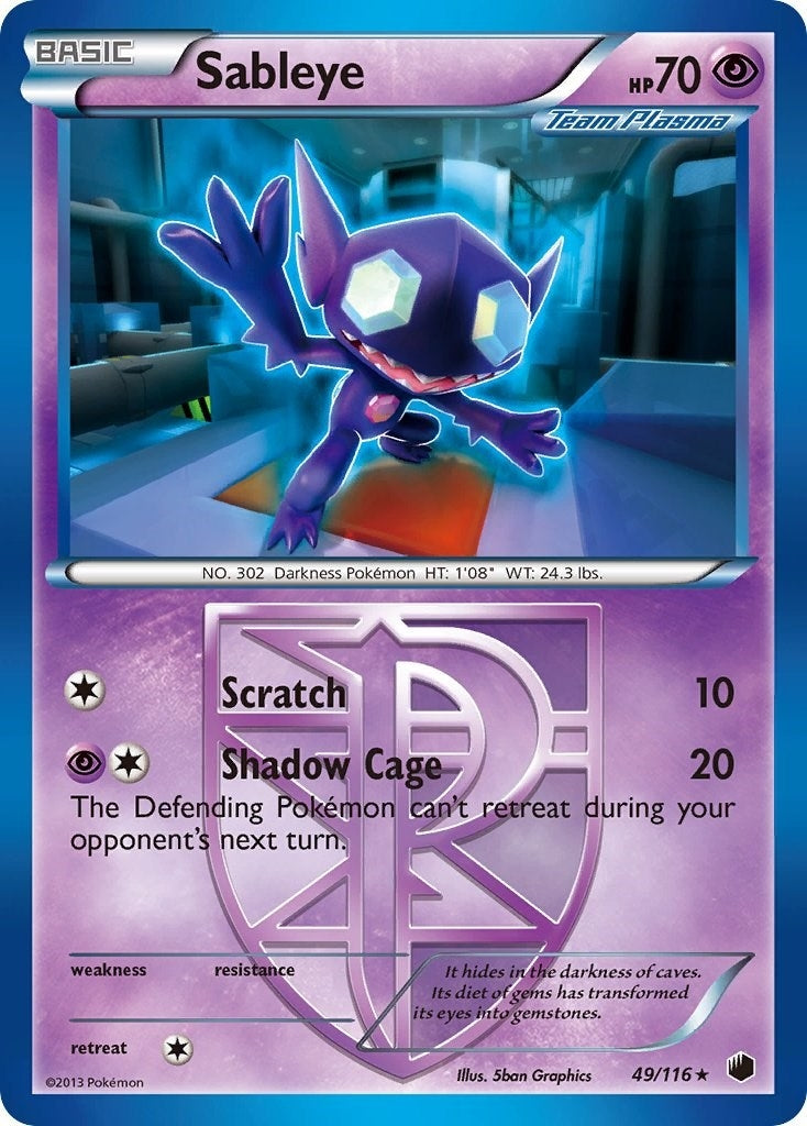 Image for Sableye (Team Plasma) (49/116) [Plasma Freeze] - Pokemon