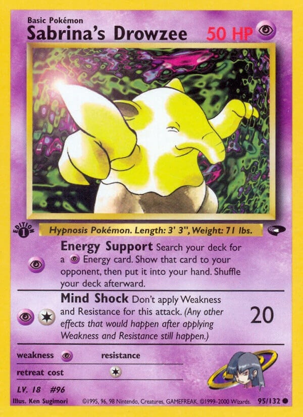 Image for Sabrina's Drowzee (095/132) [Gym Challenge] - Pokemon