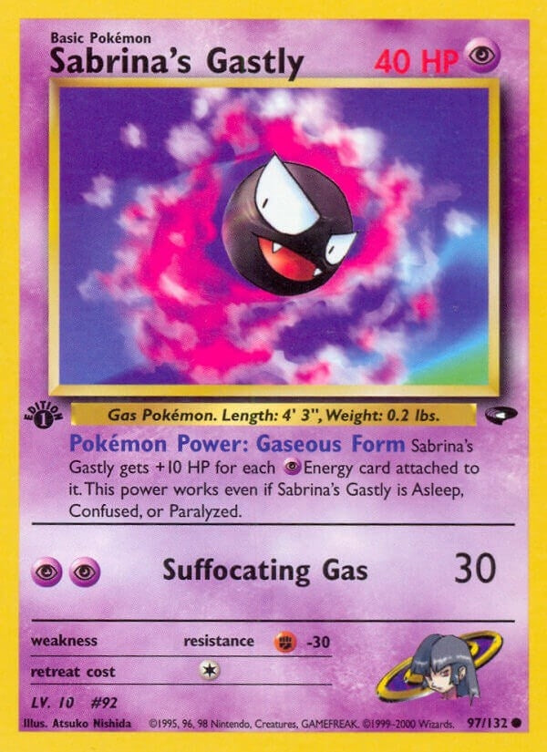 Image for Sabrina's Gastly (97) (097/132) [Gym Challenge] - Pokemon