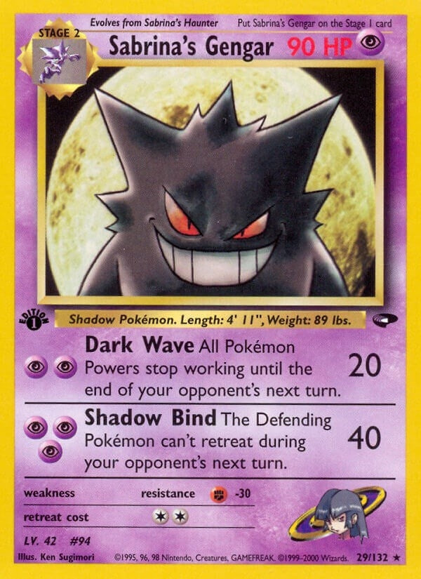 Image for Sabrina's Gengar (029/132) [Gym Challenge] - Pokemon