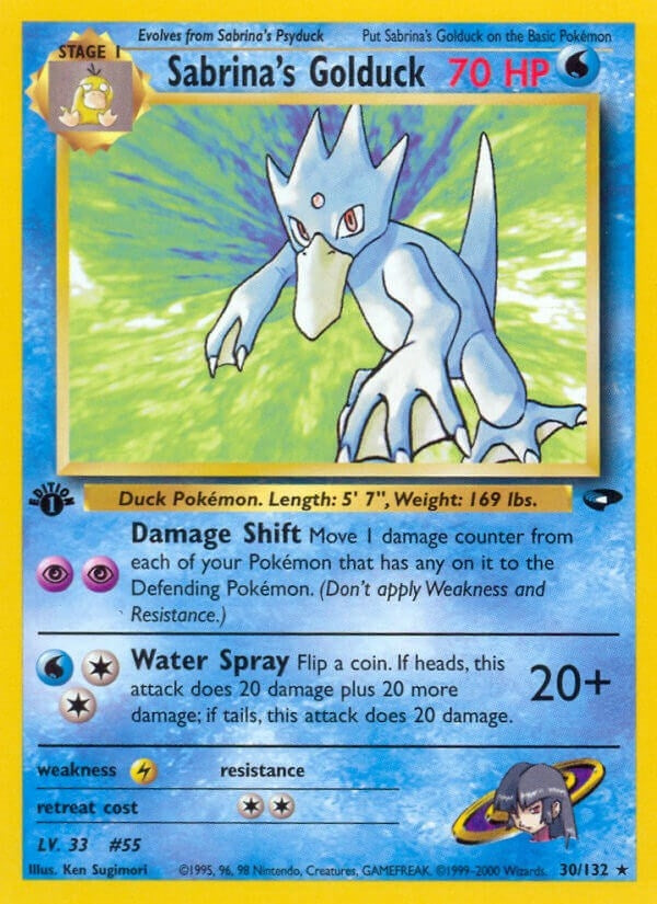 Image for Sabrina's Golduck (030/132) [Gym Challenge] - Pokemon