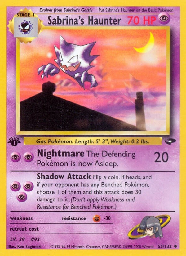 Sabrina's Haunter (055/132) [Gym Challenge]