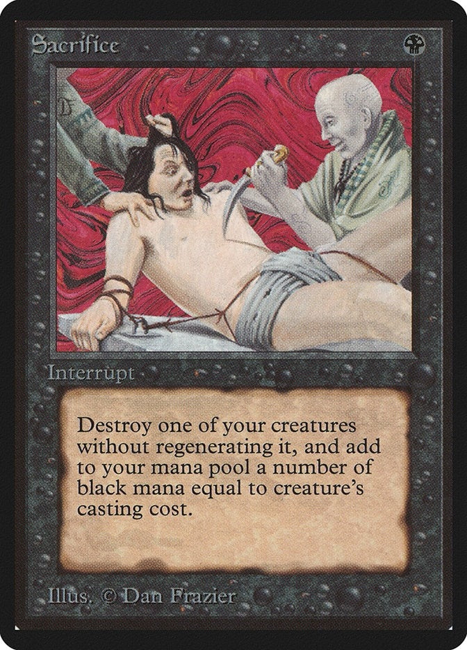 Image for Sacrifice [Beta Edition] - Magic: The Gathering