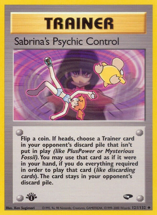 Image for Sabrina's Psychic Control (121/132) [Gym Challenge] - Pokemon