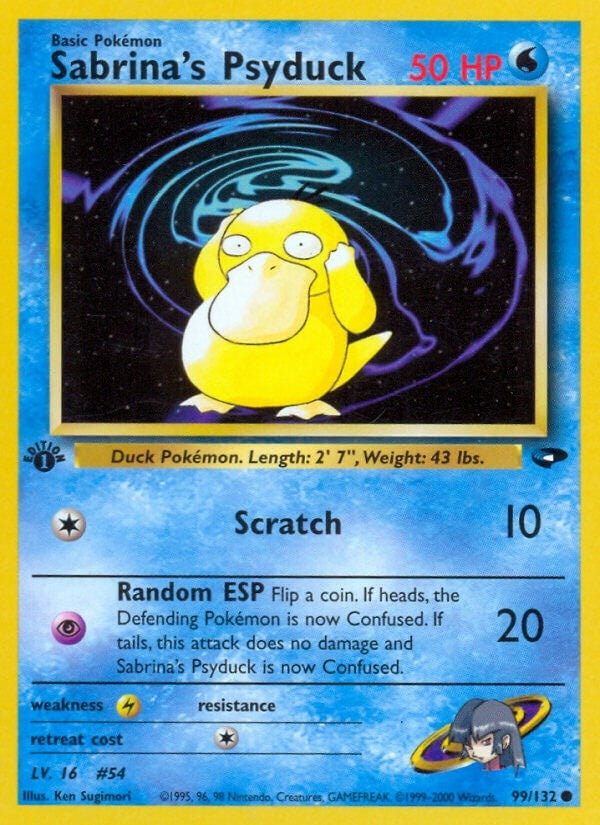Image for Sabrina's Psyduck (099/132) [Gym Challenge] - Pokemon