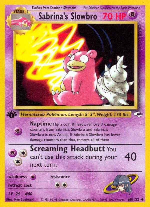 Image for Sabrina's Slowbro (060/132) [Gym Heroes] - Pokemon