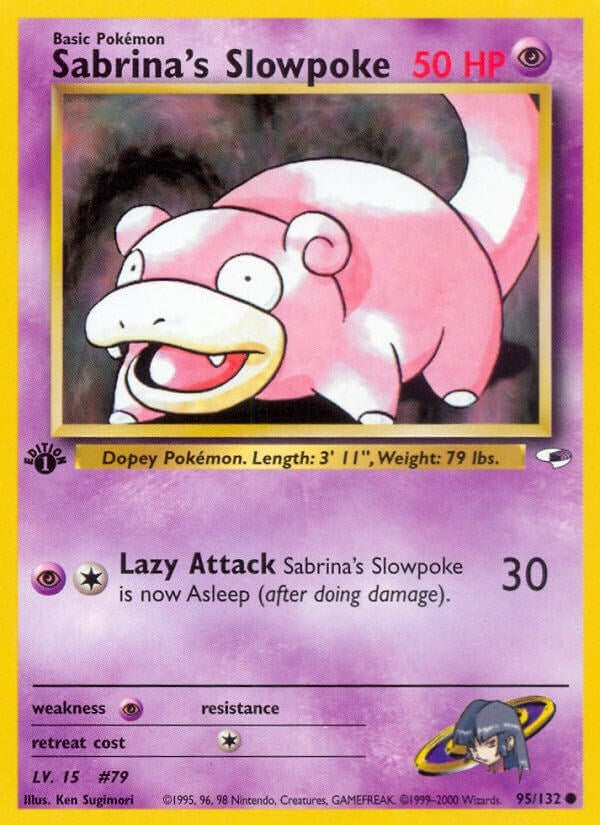 Image for Sabrina's Slowpoke (095/132) [Gym Heroes] - Pokemon