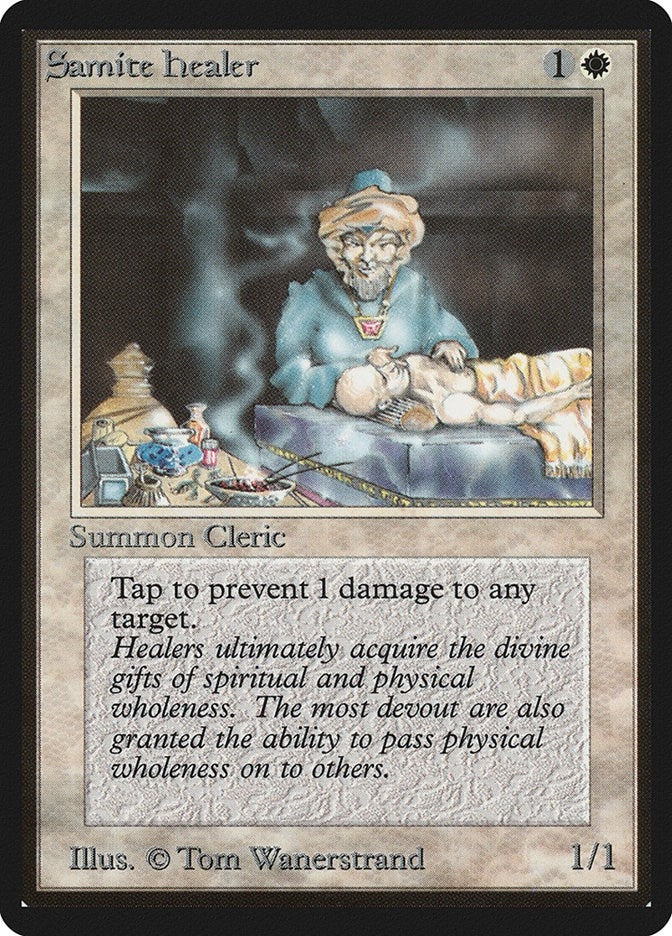Image for Samite Healer [Beta Edition] - Magic: The Gathering