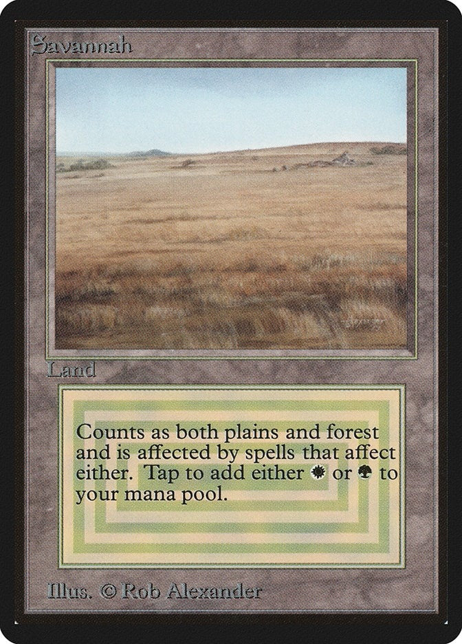 Image for Savannah [Beta Edition] - Magic: The Gathering