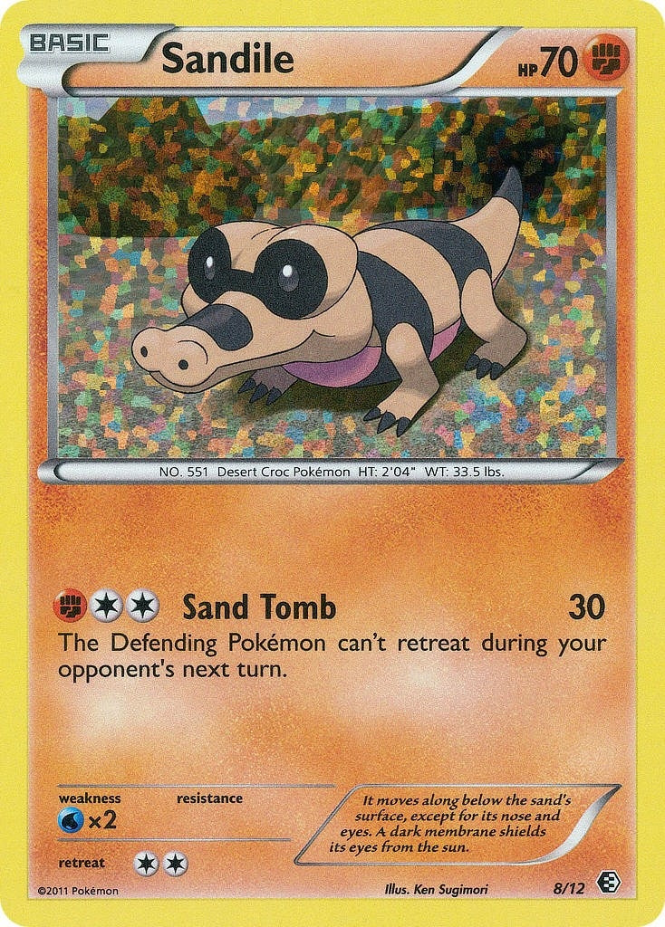 Image for Sandile (008/012) [McDonald's Promos 2011] - Pokemon