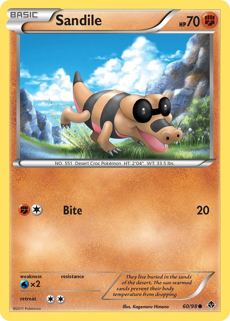 Image for Sandile (60/98) [Emerging Powers] - Pokemon