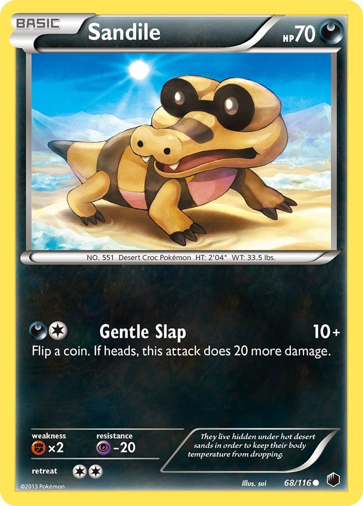 Image for Sandile (68/116) [Plasma Freeze] - Pokemon