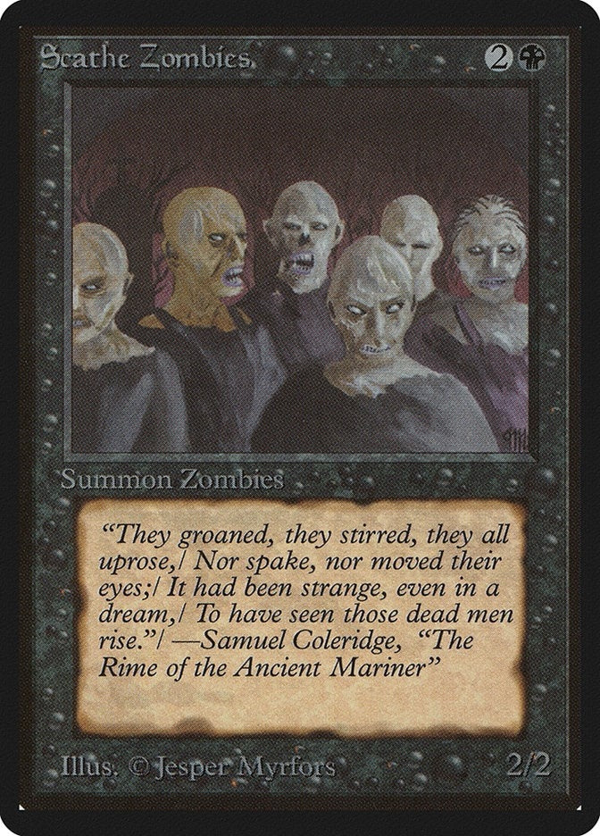 Image for Scathe Zombies [Beta Edition] - Magic: The Gathering