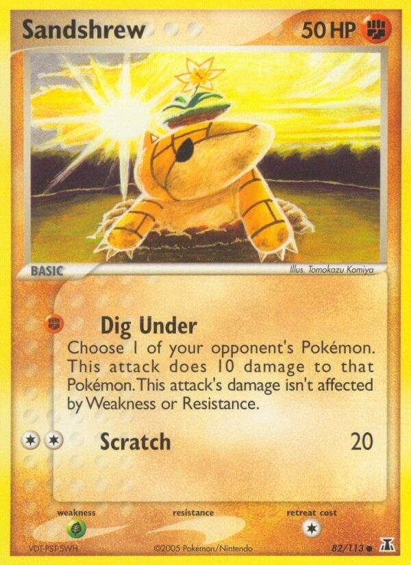 Image for Sandshrew (82/113) [Delta Species] - Pokemon