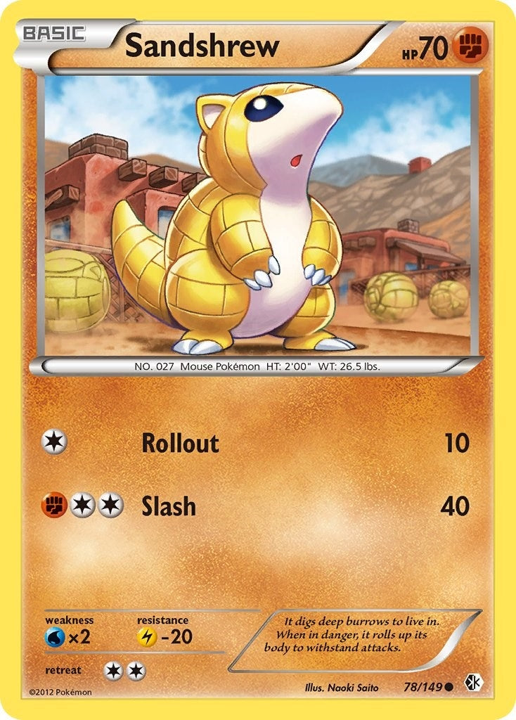 Image for Sandshrew (78/149) [Boundaries Crossed] - Pokemon
