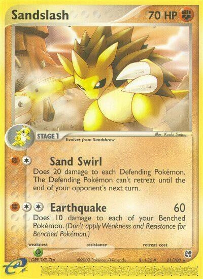 Image for Sandslash (21/100) [Sandstorm] - Pokemon