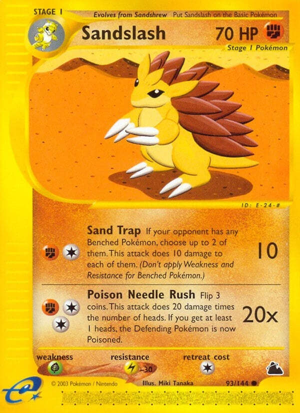 Image for Sandslash (093/144) [Skyridge] - Pokemon