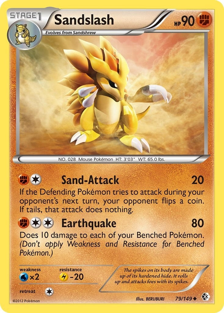 Image for Sandslash (79/149) [Boundaries Crossed] - Pokemon