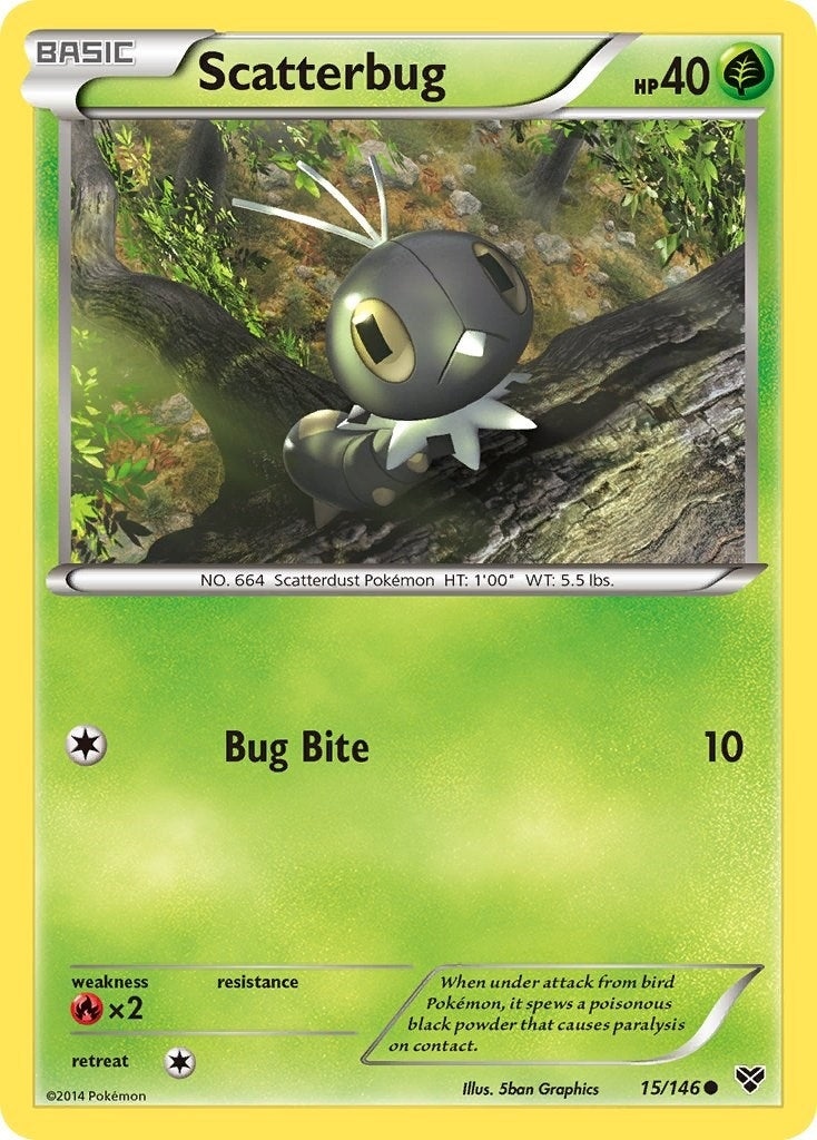 Image for Scatterbug (15/146) [XY Base Set] - Pokemon