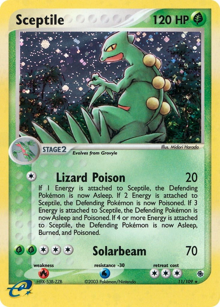 Image for Sceptile (11/109) [Ruby and Sapphire] - Pokemon