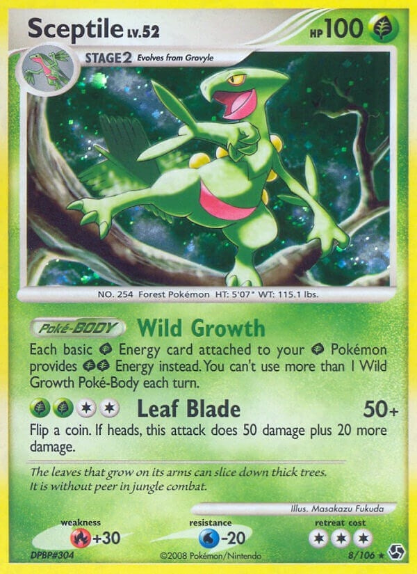 Image for Sceptile (8/106) [Great Encounters] - Pokemon