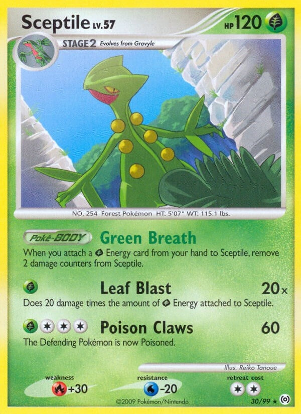 Image for Sceptile (30) (30/99) [Arceus] - Pokemon