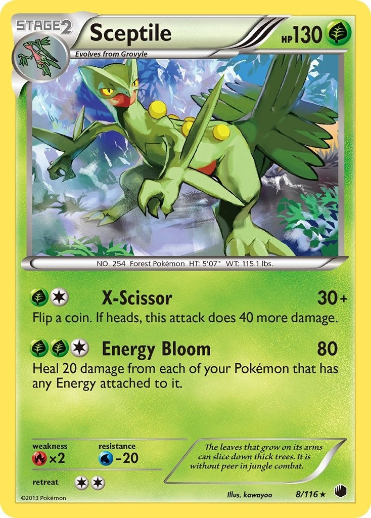 Image for Sceptile (8/116) [Plasma Freeze] - Pokemon