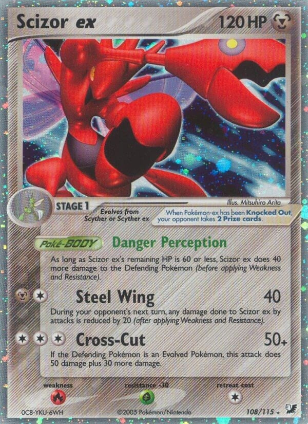 Image for Scizor ex (108/115) [Unseen Forces] - Pokemon