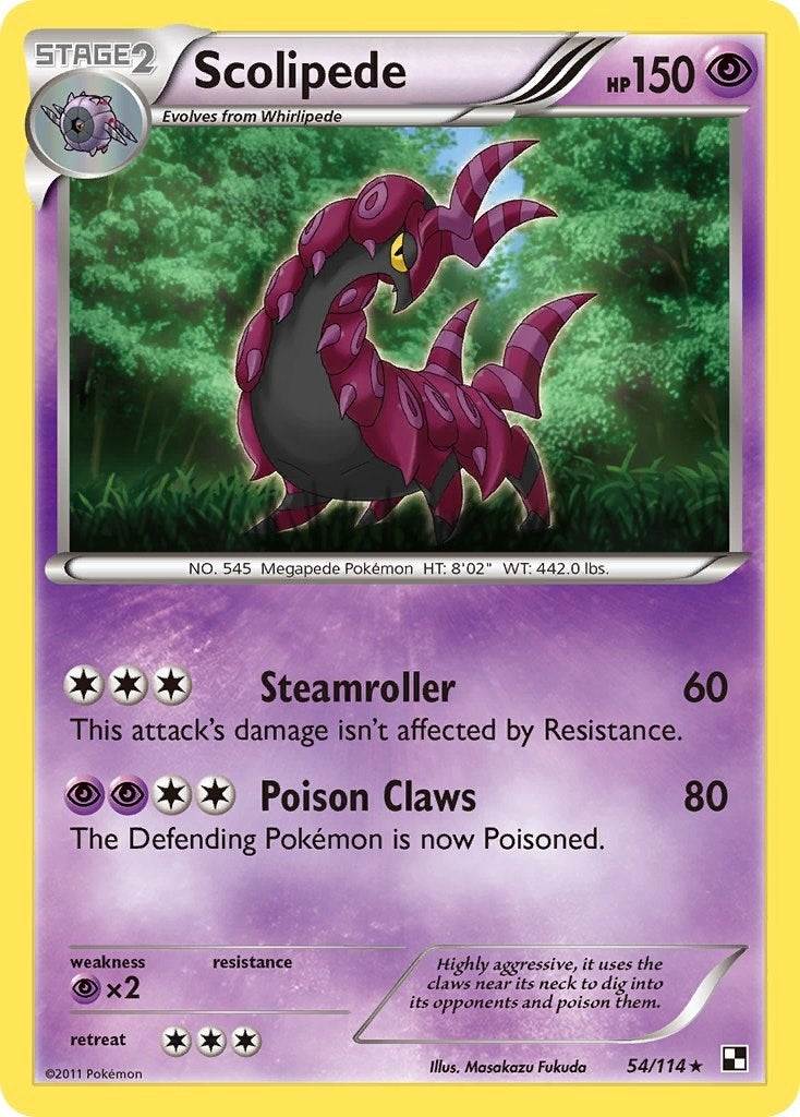 Image for Scolipede (54/114) [Black and White] - Pokemon