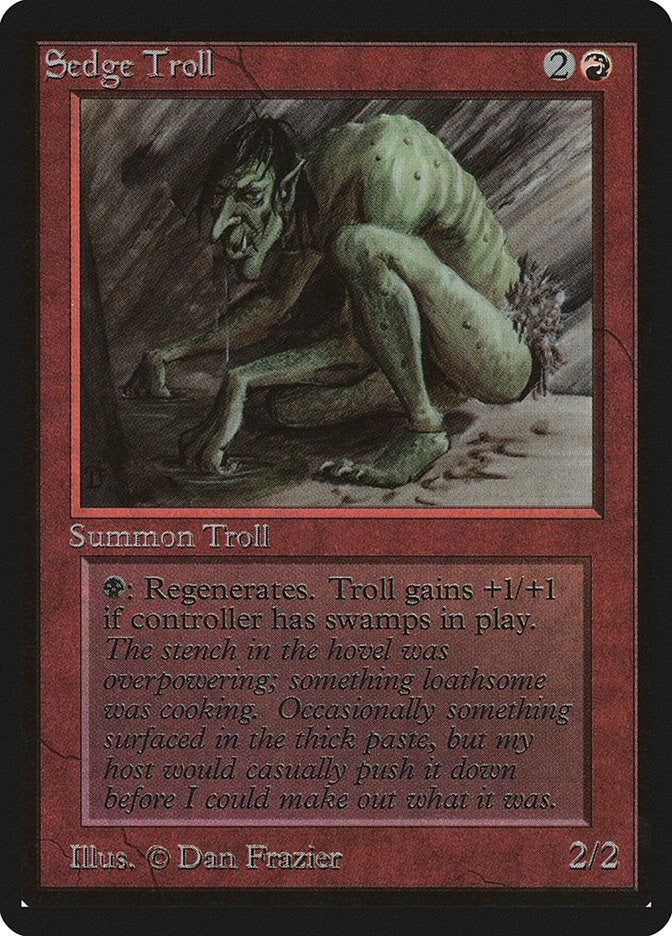 Image for Sedge Troll [Beta Edition] - Magic: The Gathering