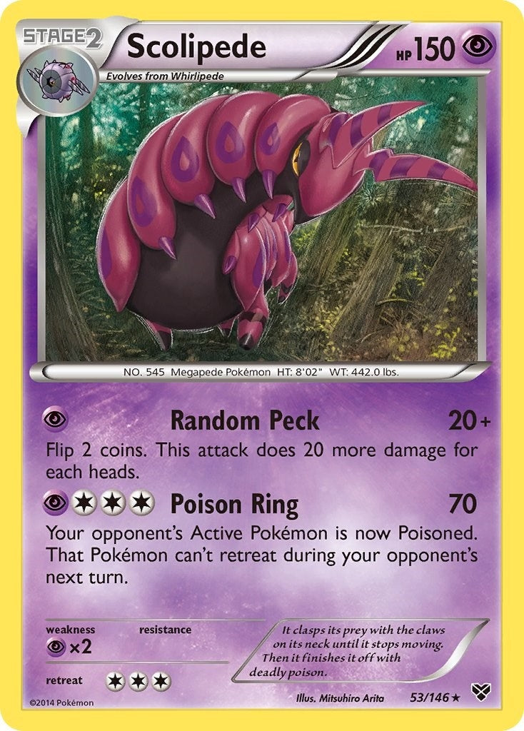 Image for Scolipede (53/146) [XY Base Set] - Pokemon