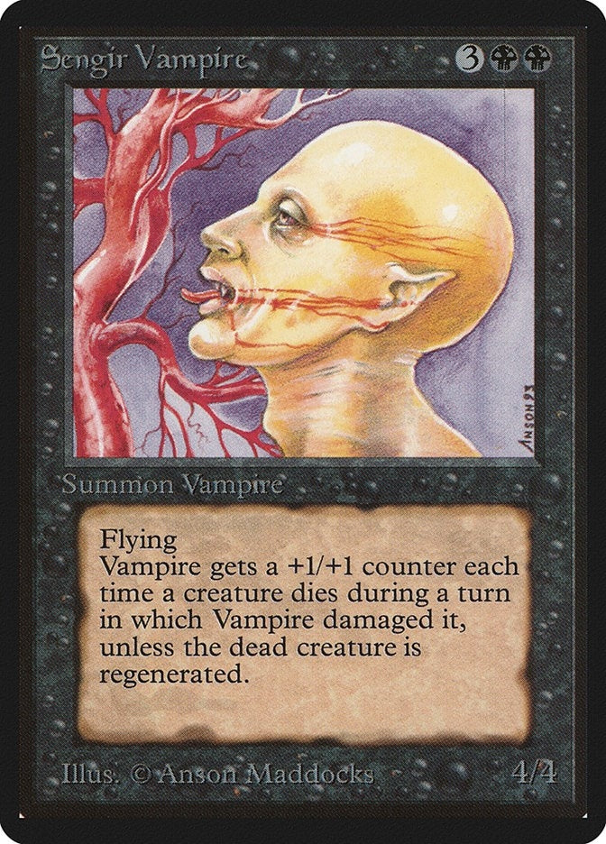 Image for Sengir Vampire [Beta Edition] - Magic: The Gathering