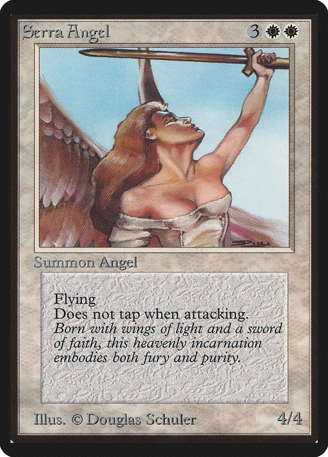 Image for Serra Angel [Beta Edition] - Magic: The Gathering