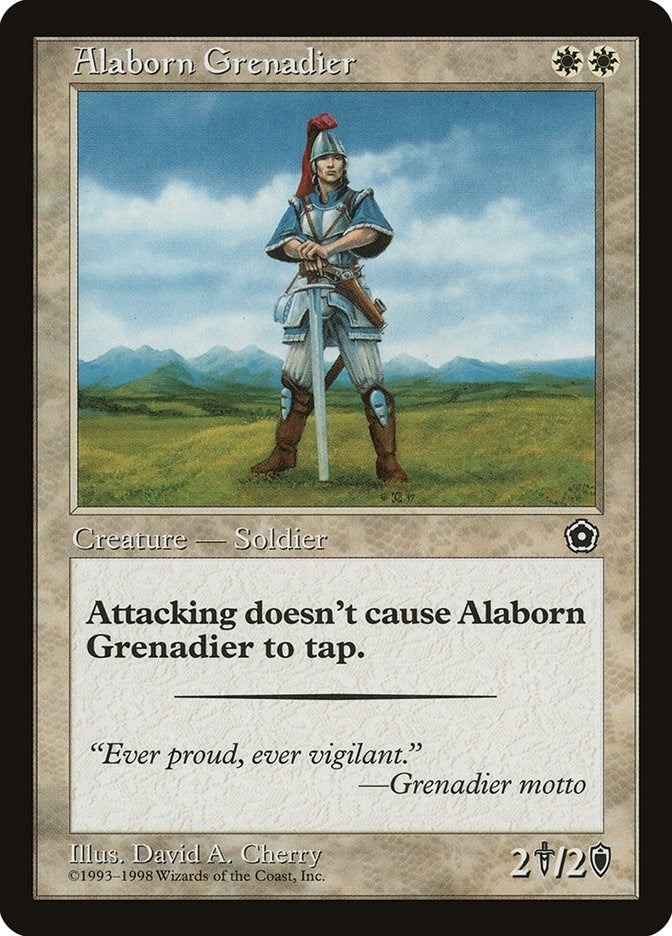 Image for Alaborn Grenadier [Portal Second Age] - Magic: The Gathering