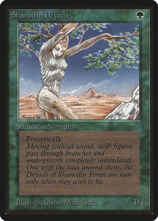 Image for Shanodin Dryads [Beta Edition] - Magic: The Gathering