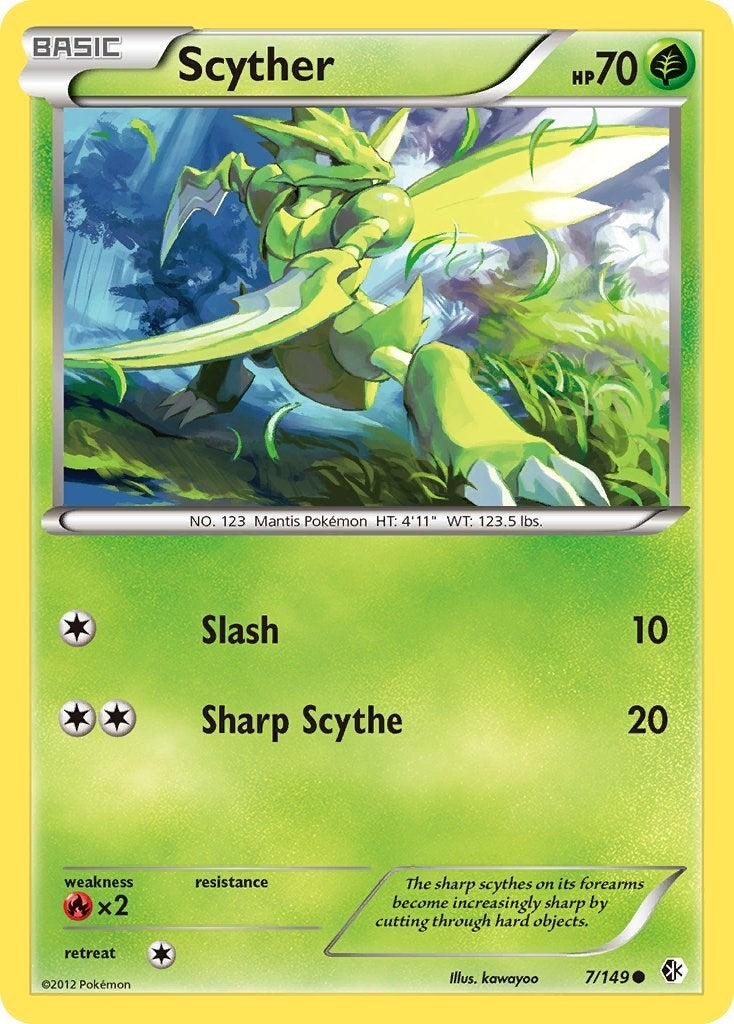 Image for Scyther (7/149) [Boundaries Crossed] - Pokemon