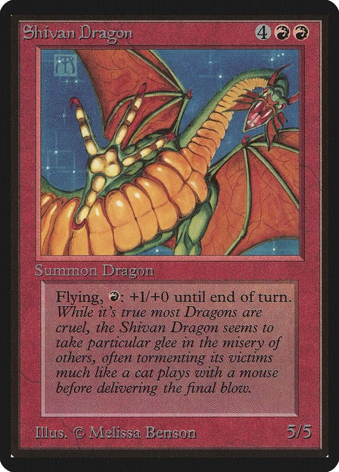 Image for Shivan Dragon [Beta Edition] - Magic: The Gathering