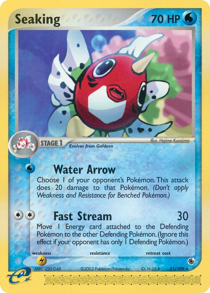 Image for Seaking (21/109) [Ruby and Sapphire] - Pokemon