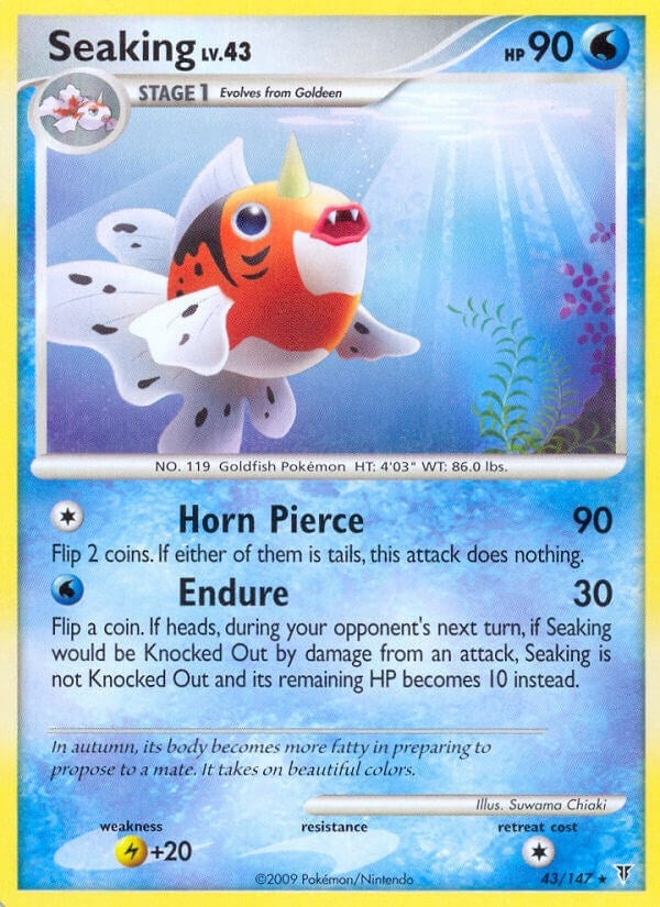 Image for Seaking (43) [Supreme Victors] - Pokemon