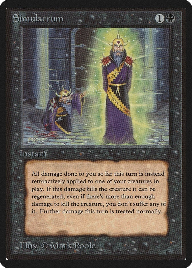 Image for Simulacrum [Beta Edition] - Magic: The Gathering